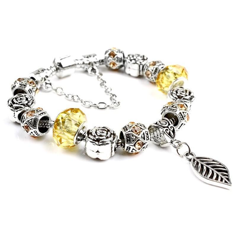 Vòng tay charm chiếc lá