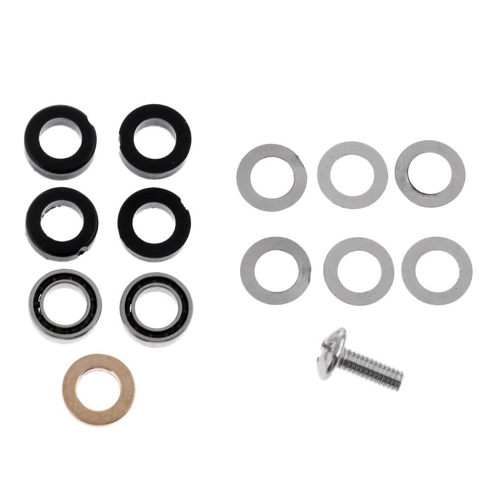 Fishing Reel Metal&EVA Knob Replacement 2 Ball Bearings Spinning Baitcasting Handle Reel Knob DIY