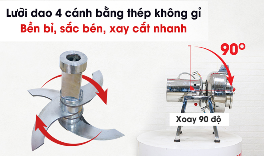 Máy Xay Thịt Làm Giò Chả, Xay Ruốc, Xay Cua, Xay Cá Công Nghiệp NEWSUN 20 Kg/ Mẻ - Hàng Chính Hãng