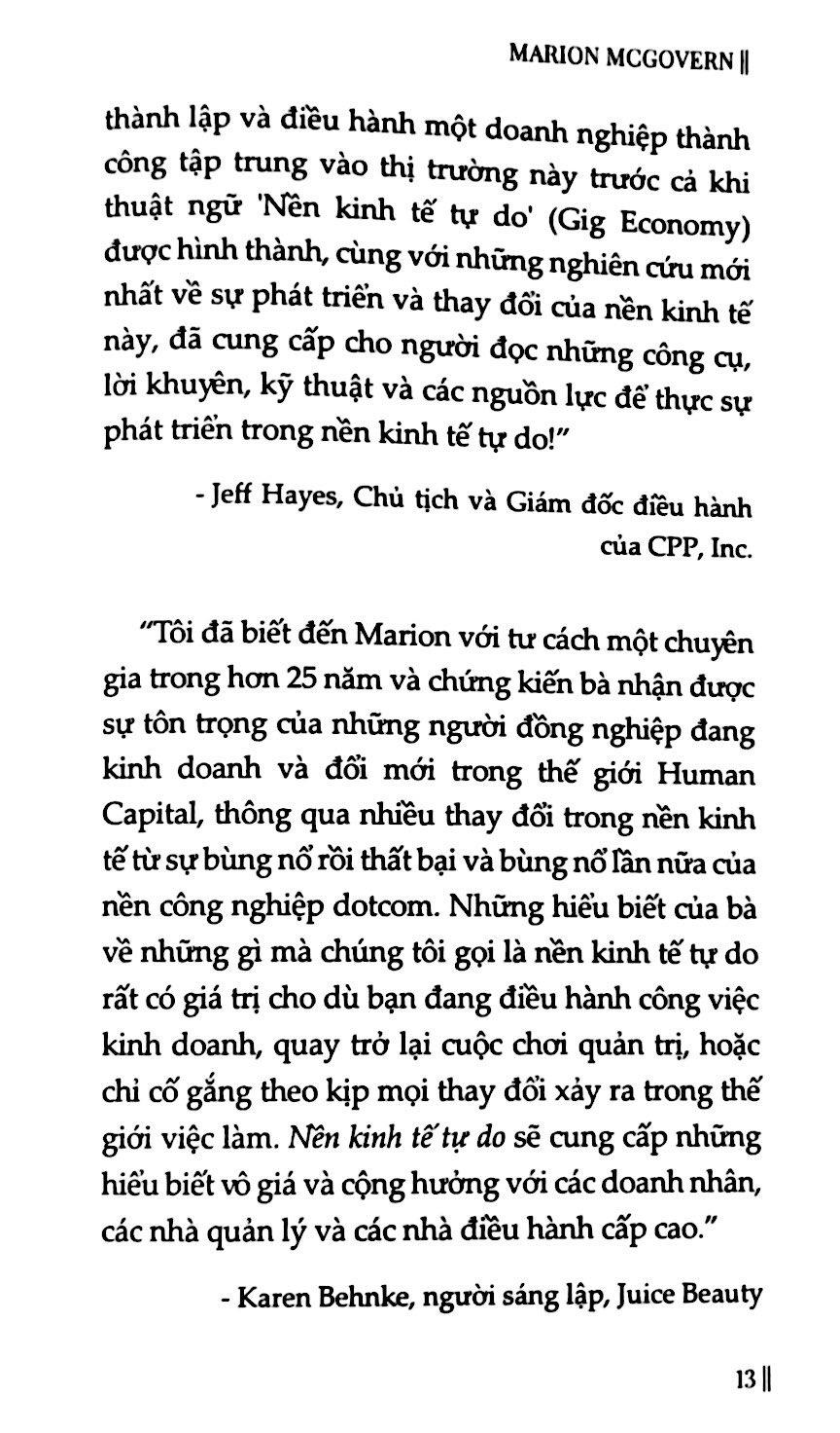 Nền Kinh Tế Tự Do