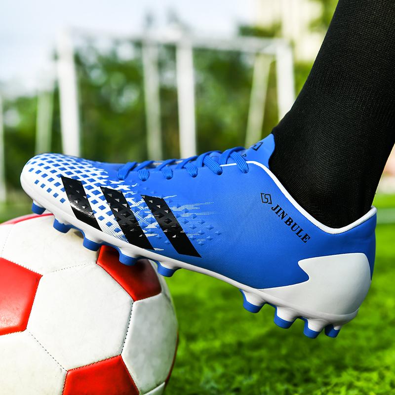 Giày bóng đá nam ngoài trời Giày bóng đá Trẻ em Boy Girls sneakers sân cỏ futsal ban đầu Boy Night Light Giày bóng đá không thấm nước