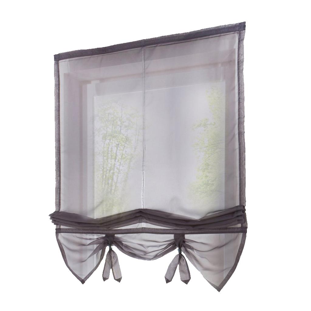 Roman Curtain, Tie Up Shade, Rod Pocket Window Valances