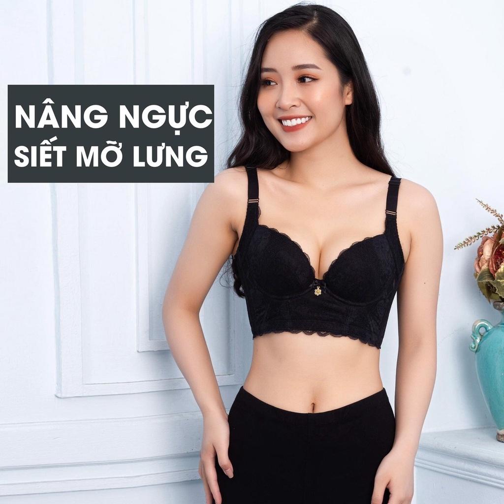 Áo bra corset cao cấp - Áo lót định hình bản to che mỡ lưng, mỡ nách, mút dày phù hợp cho cô nàng ngực nhỏ