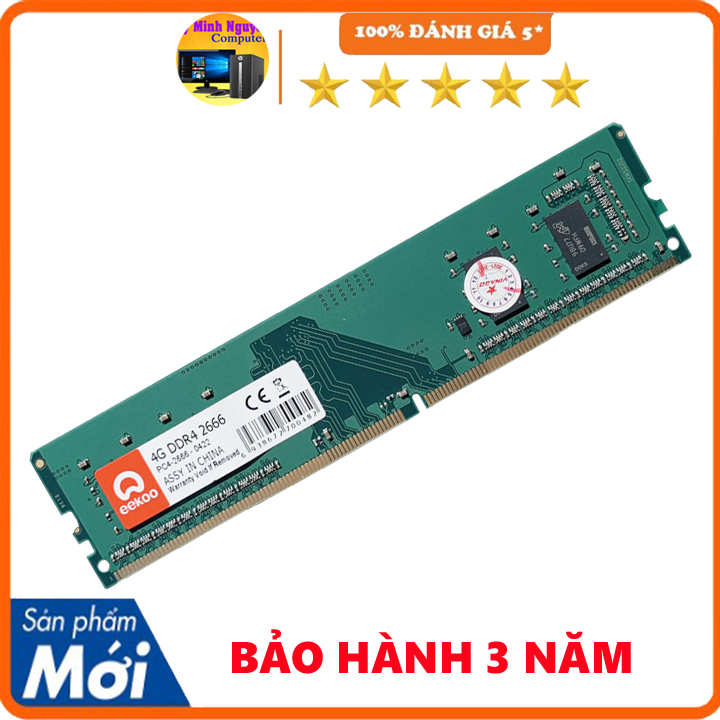 Ram PC Eekoo DDR4 4gb, DDR4 8gb bus 2666 - Hàng chính hãng