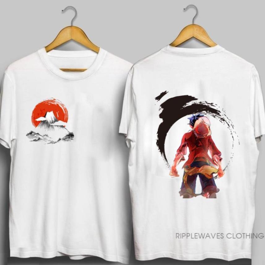 BỘ SƯU TẬP 7 Áo thun in 2 Mặt Hình Luffy cực ngầu - Áo luffy - Áo thun nam nữ tay ngắn- Áo tay lỡ BST 002