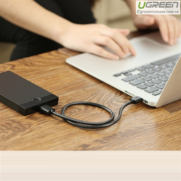 Cáp USB 3.0 0.5M Ugreen 10840 cho HDD 2,5 inch -Hàng Chính Hãng