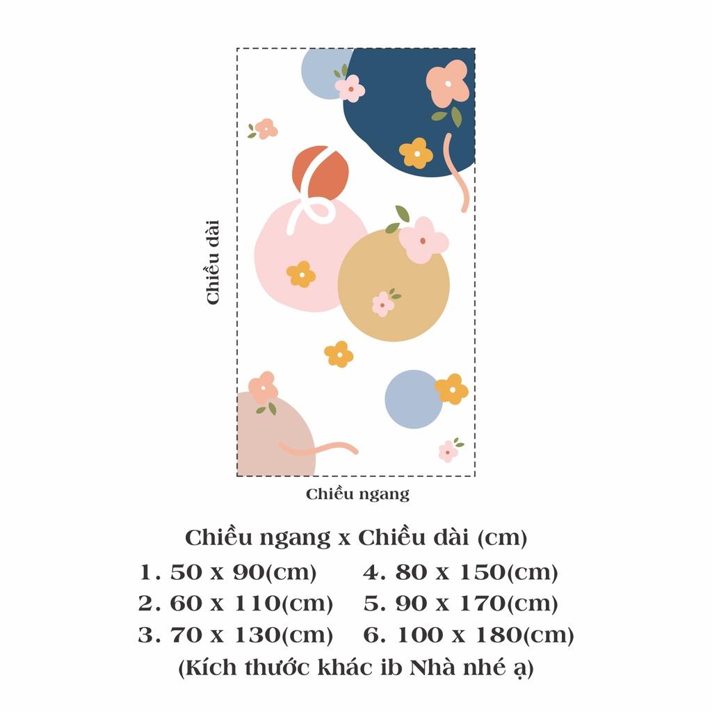 Hình dán, sticker Hoa aesthetic trang trí gương, kính cửa hàng cute 2