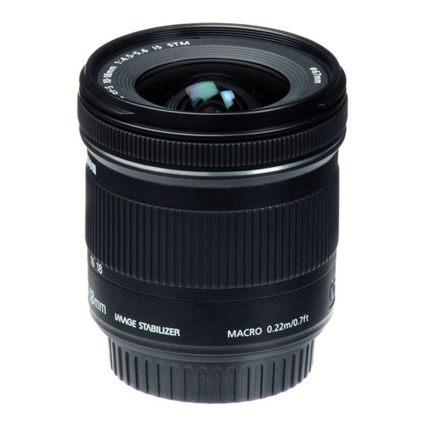 Lens Canon EF-S 10-18mm f/4.5-5.6 IS STM (L258) - Hàng Chính Hãng