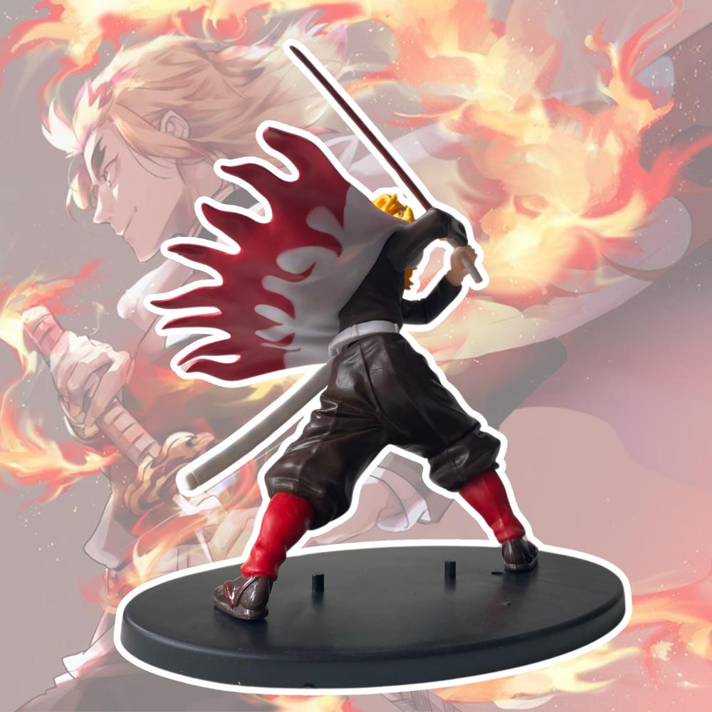 Mô hình Viêm Trụ Rengoku Trạng Thái Chiến Đấu 20Cm KINGFIGU Cao Cấp Thanh Gươm Diệt Quỷ Cao Cấp, Figure Kimetsu no Yaiba