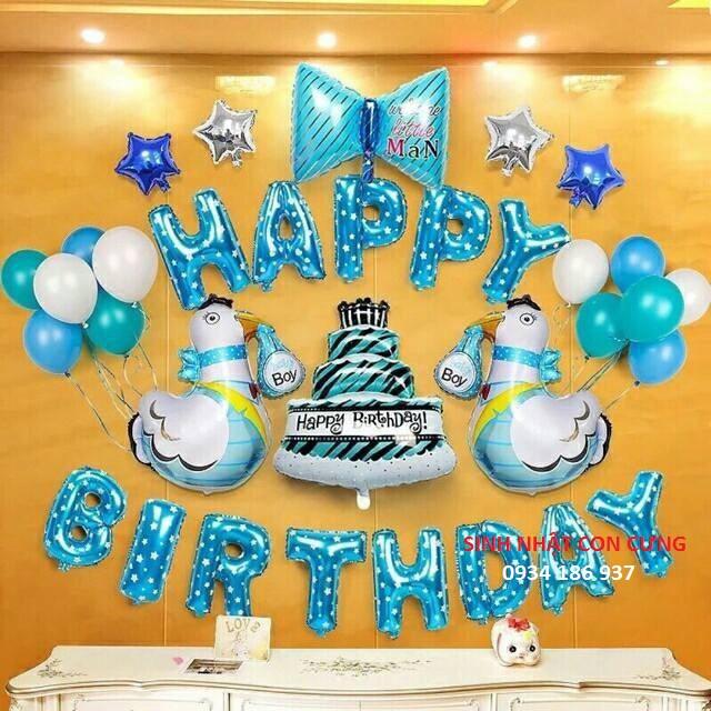 Bộ Bóng bay sinh nhật năm gà