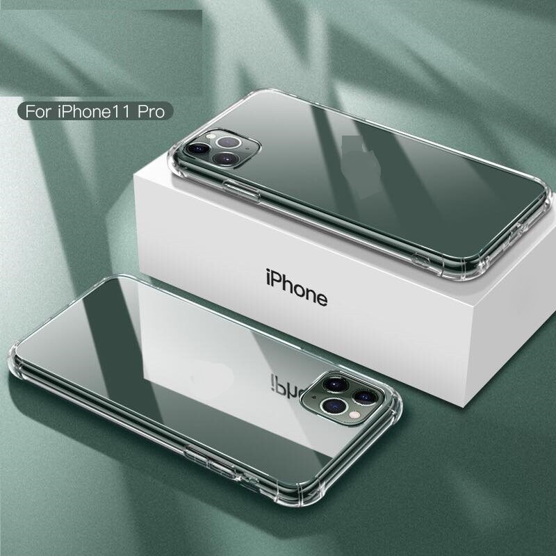 Ốp lưng dành cho điện thoại di động Iphone 11pro, vỏ mềm iPhone 11pro max case ip trong suốt 11