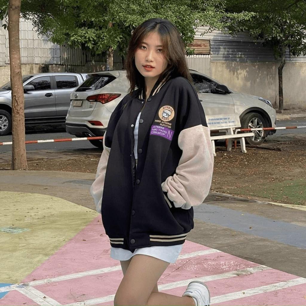 ÁO KHOÁC BOMBER NỈ - THỜI TRANG HOTTREND THU ĐÔNG HÀN QUỐC , SIÊU XỊN - HOT NHẤT 2022 THỜI TRANG NAM 1986