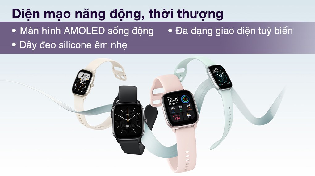 Đồng Hồ Thông Minh Amazfit GTS 4 Mini | Giao Diện Tiếng Việt | Phiên Bản Quốc Tế  | Hàng Chính Hãng