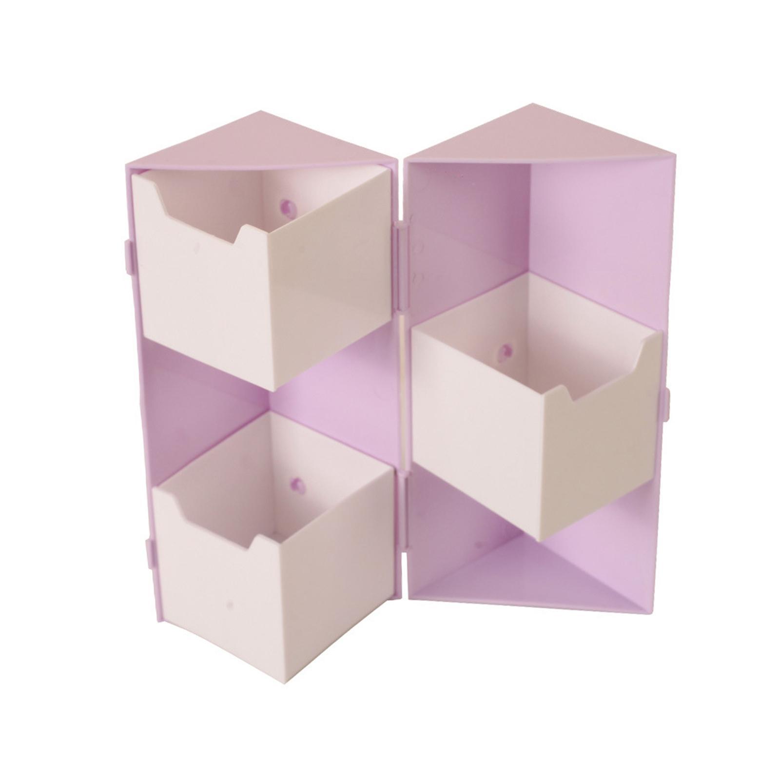 Countertop Storage Box with Drawer Bathroom Organizer Case for Bathroom Desk