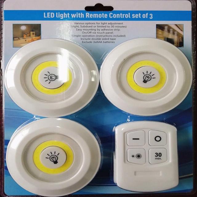 Đèn Led 3 Bóng Có Điều Khiển Tiện Ích