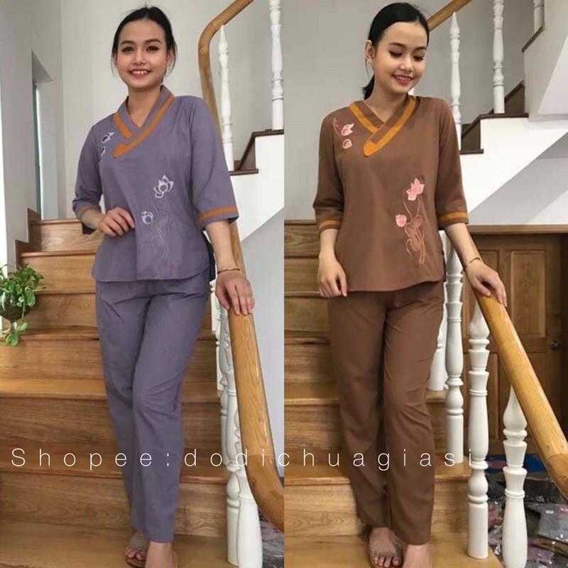 Đồ Lam Đi Chùa # Tim Bầu # Đồ Bộ # Quần Áo Nữ