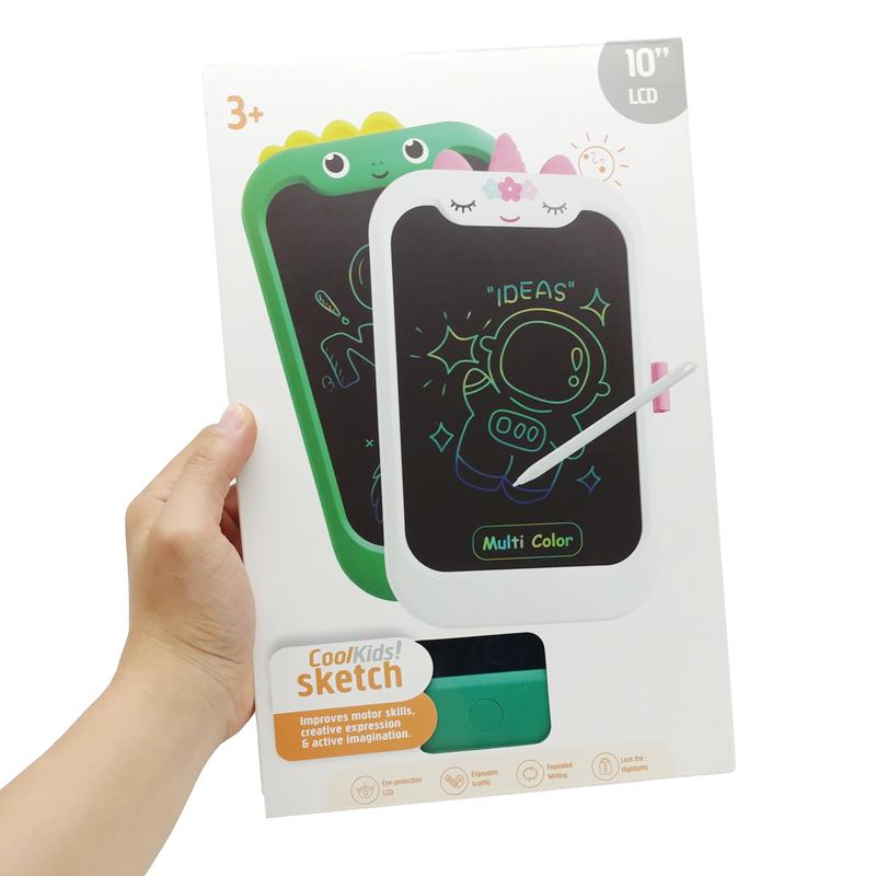 Đồ Chơi Bảng Vẽ Thông Minh Mực Đa Sắc 10 Inch - Khủng Long Tinh Nghịch - Coolkids ZJ19-C