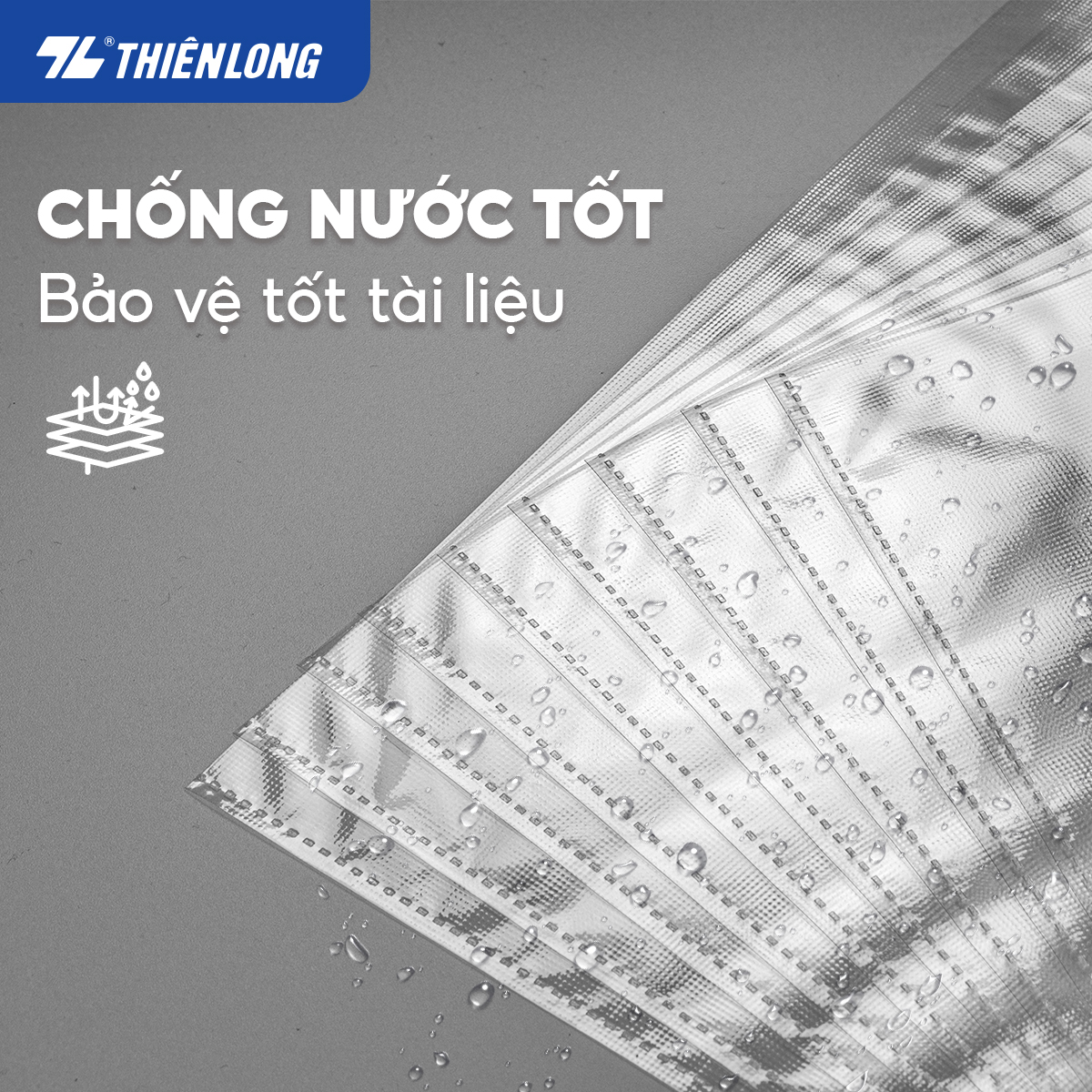 Bìa 30 lá A4 Thiên Long DB-002 - Sức chứa 150 tờ A4