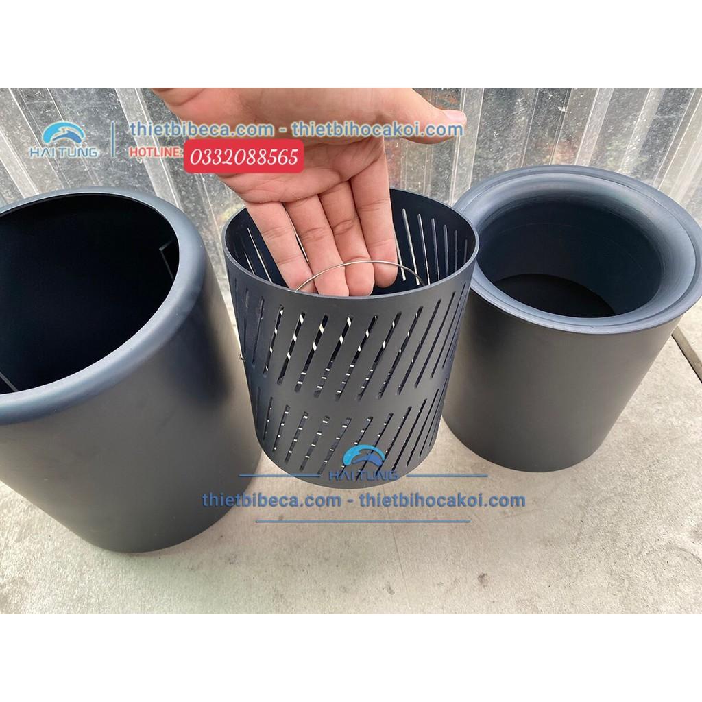 Hút mặt hồ cá koi việt nam phi 60, Kích Thước 20x18cm Hút Bọt, Váng, Rác Lá Cây Bề Mặt Bể Cá