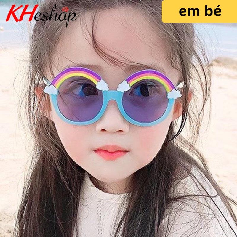 Kính cầu vồng form tròn dễ thương cho bé yêu, phù hợp đi nắng chụp hình nghệ thuật mã Y1587