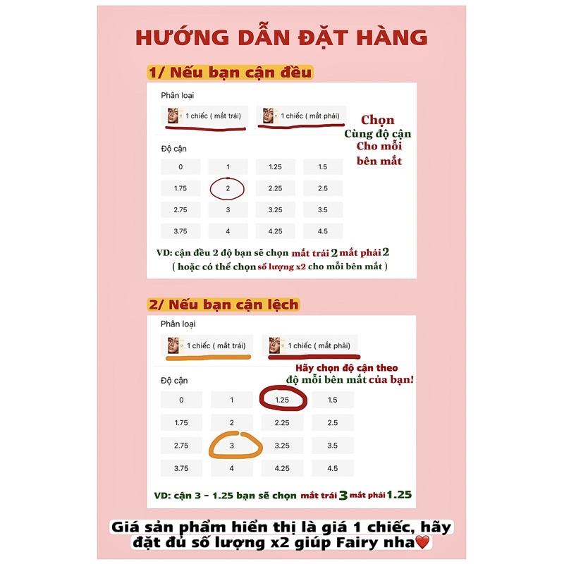 Áp tròng TEA gray 14.0mm - Kính Áp Tròng FAIRY SHOP CONTACT LENS độ 0 đến 6