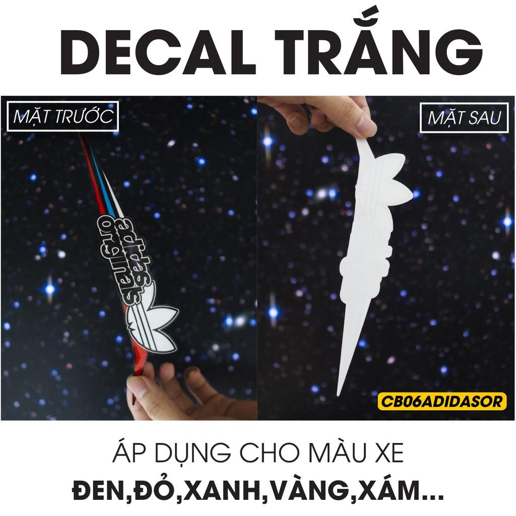 Tem Xe Adidas Originals Dán Cho Mọi Dòng Xe | CB06ADIDASOR | Decal Trang Trí Xe Máy, Xe Điện Chống Nước, Dễ Dán