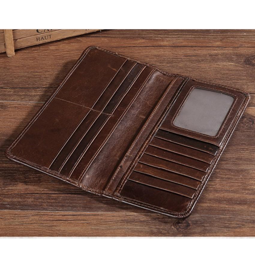 Ví nữ da thật dáng dài, ví cầm tay 456VI