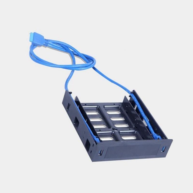Khay Đựng Ổ Đĩa Mềm 2 X USB 3.0 3.5Inch / HDD / 2.5Inch SSD / HDD Sang 5.25
