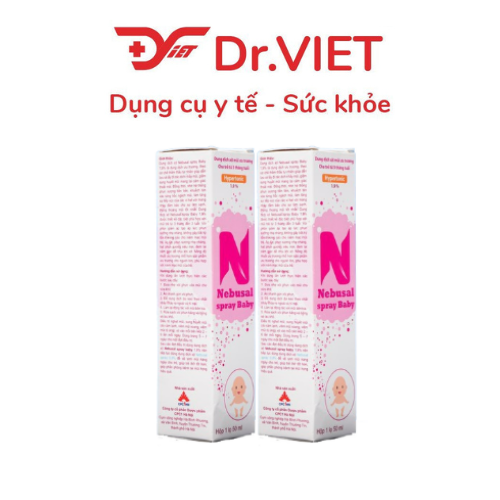 Dung dịch xịt mũi  baby Nebusal spay 1.9%