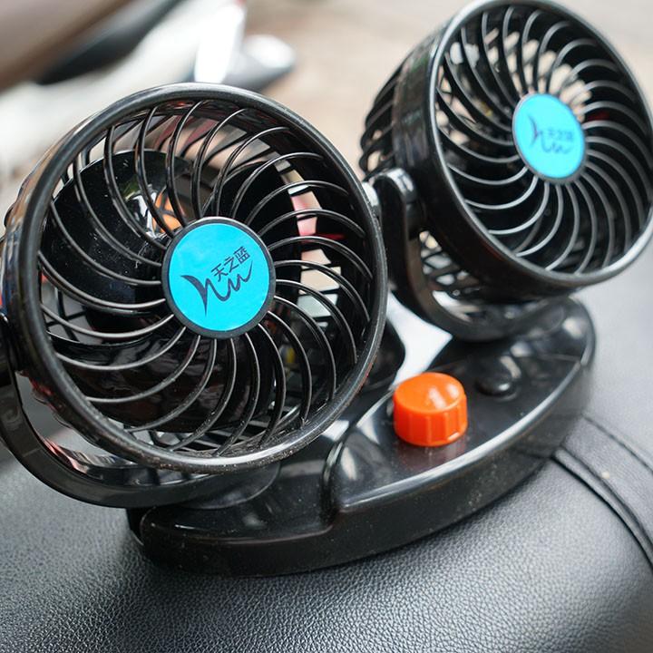 Quạt đôi 12v, 24v cho ô tô