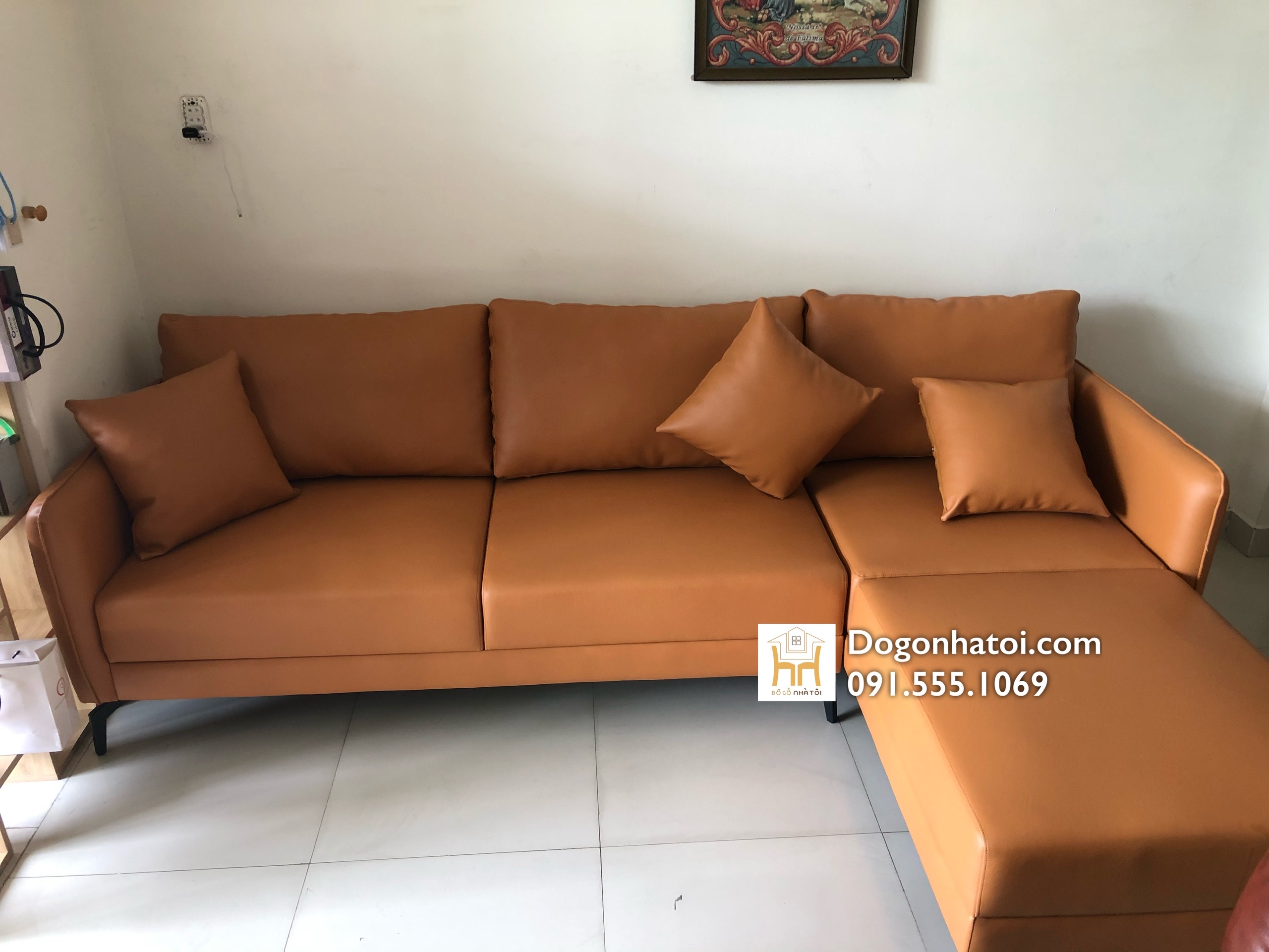 Bộ Bàn Ghế Sofa Phòng Khách Góc Chữ L SF407 - Đồ Gỗ Nhà Tôi