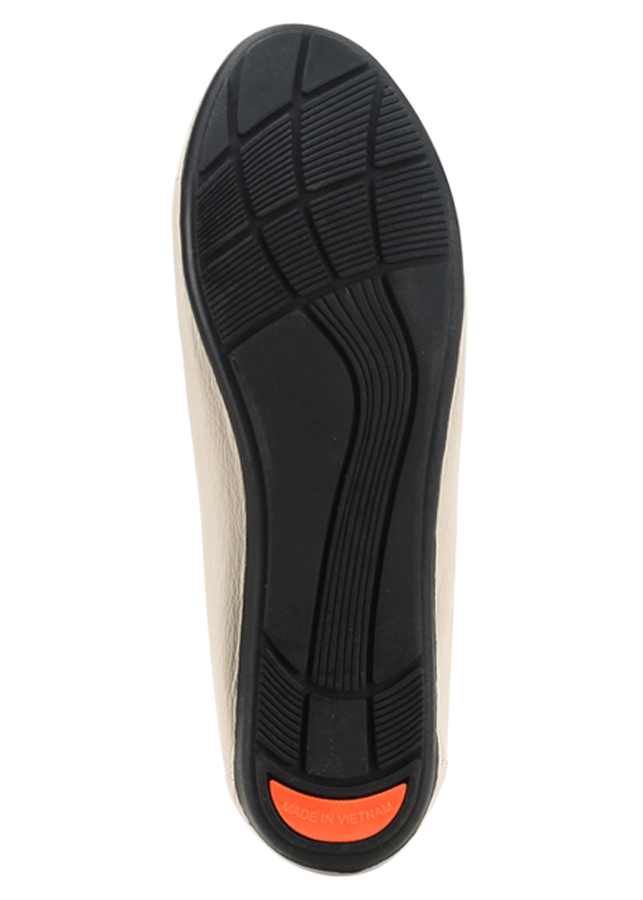 Giày Nữ Búp Bê Da Bò Huy Hoàng HT7914 - Kem