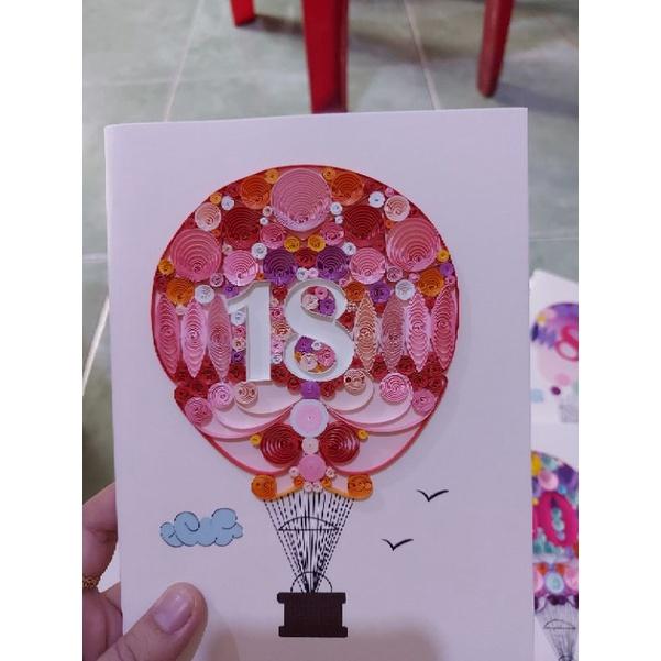 THIỆP QUILLING HAPPYBIRTHDAY