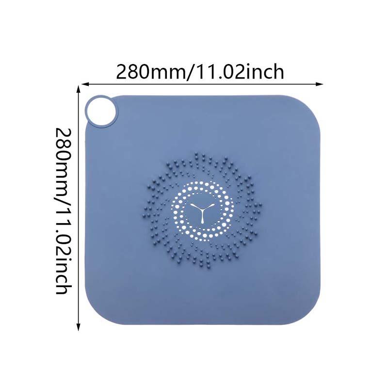 Nắp Silicone Lọc Rác Chống Tắc Nghẽn Lỗ Thoát Nước Cho Nhà Bếp / Phòng Tắm