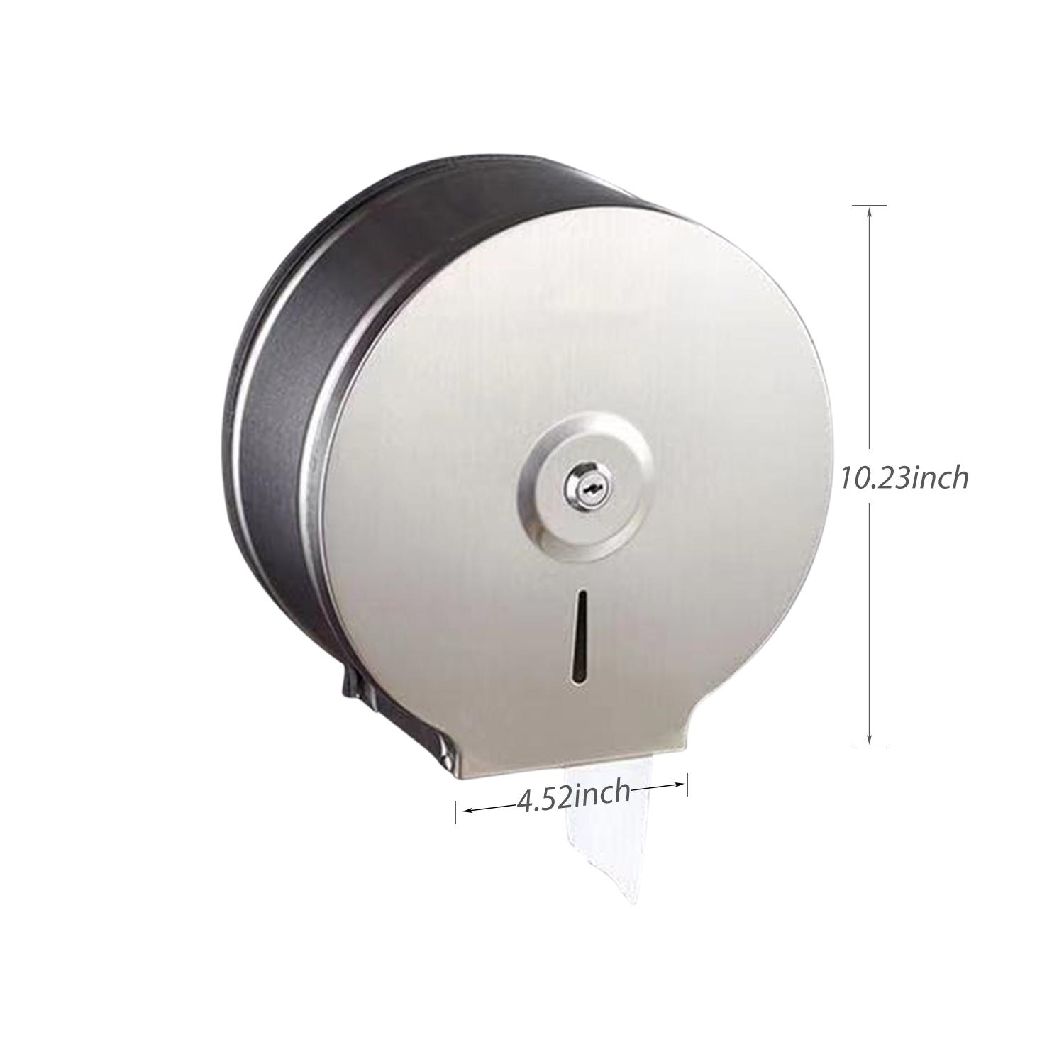 Hộp đựng khăn giấy rút, treo tường, bằng thép không gỉ, thiết kế hiện đại