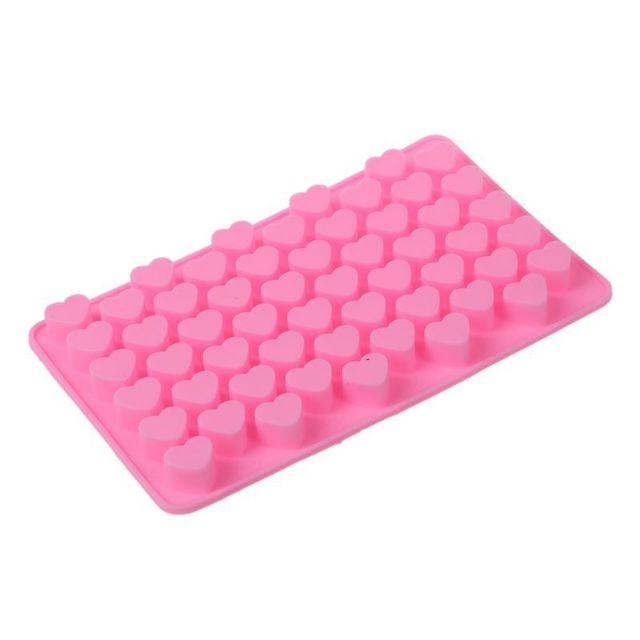 Khuôn silicone tạo hình trái tim mini.