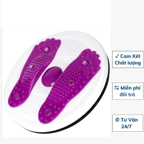 Đĩa xoay eo 360 độ hình bàn chân tập thể dục giảm cân - giảm mỡ tập cơ bụng eo thon massage bàn chân WALLMART W