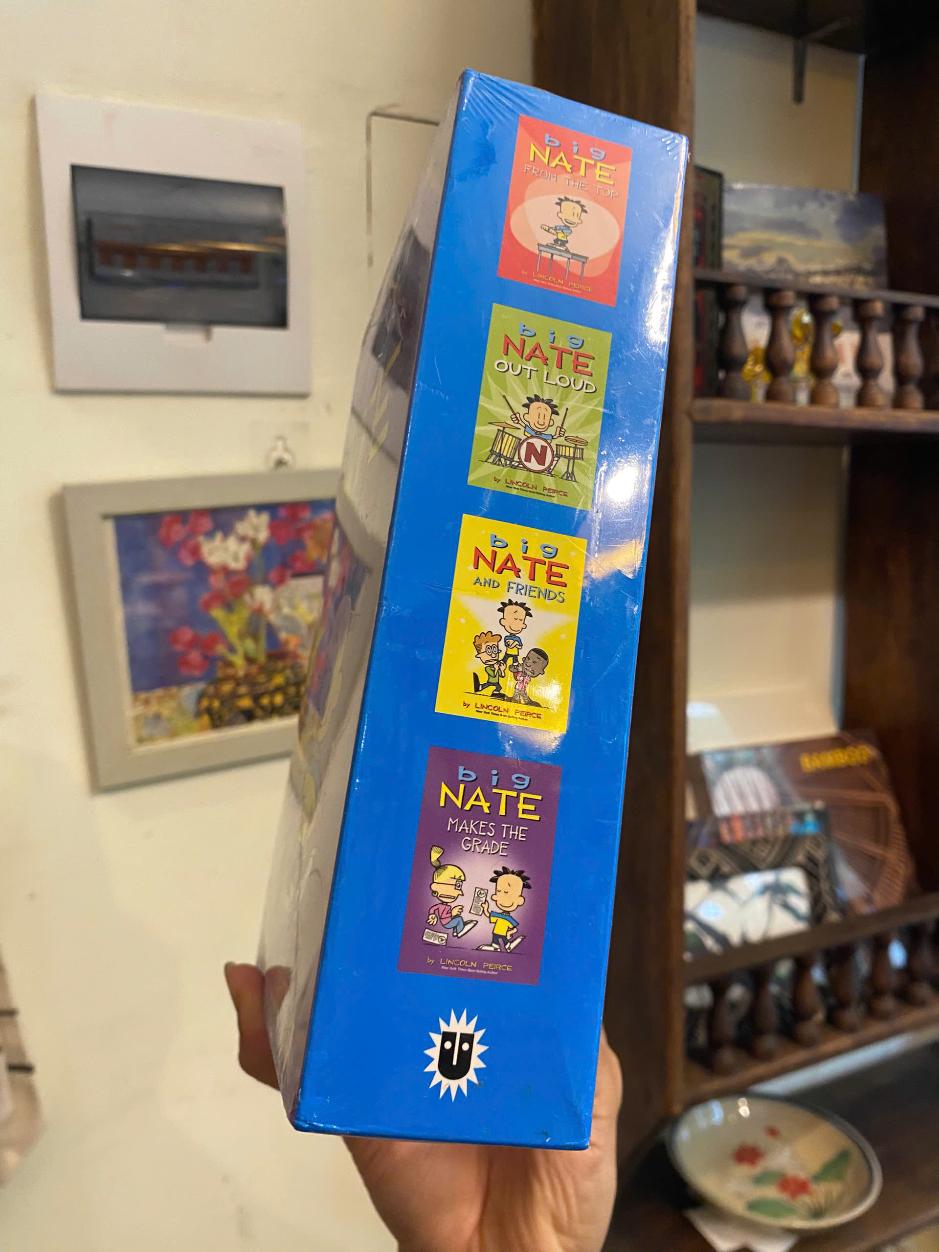 Sách - Big Box of Big Nate: Big Nate Box Set Volume 1-4 by Lincoln Peirce | English Children Book