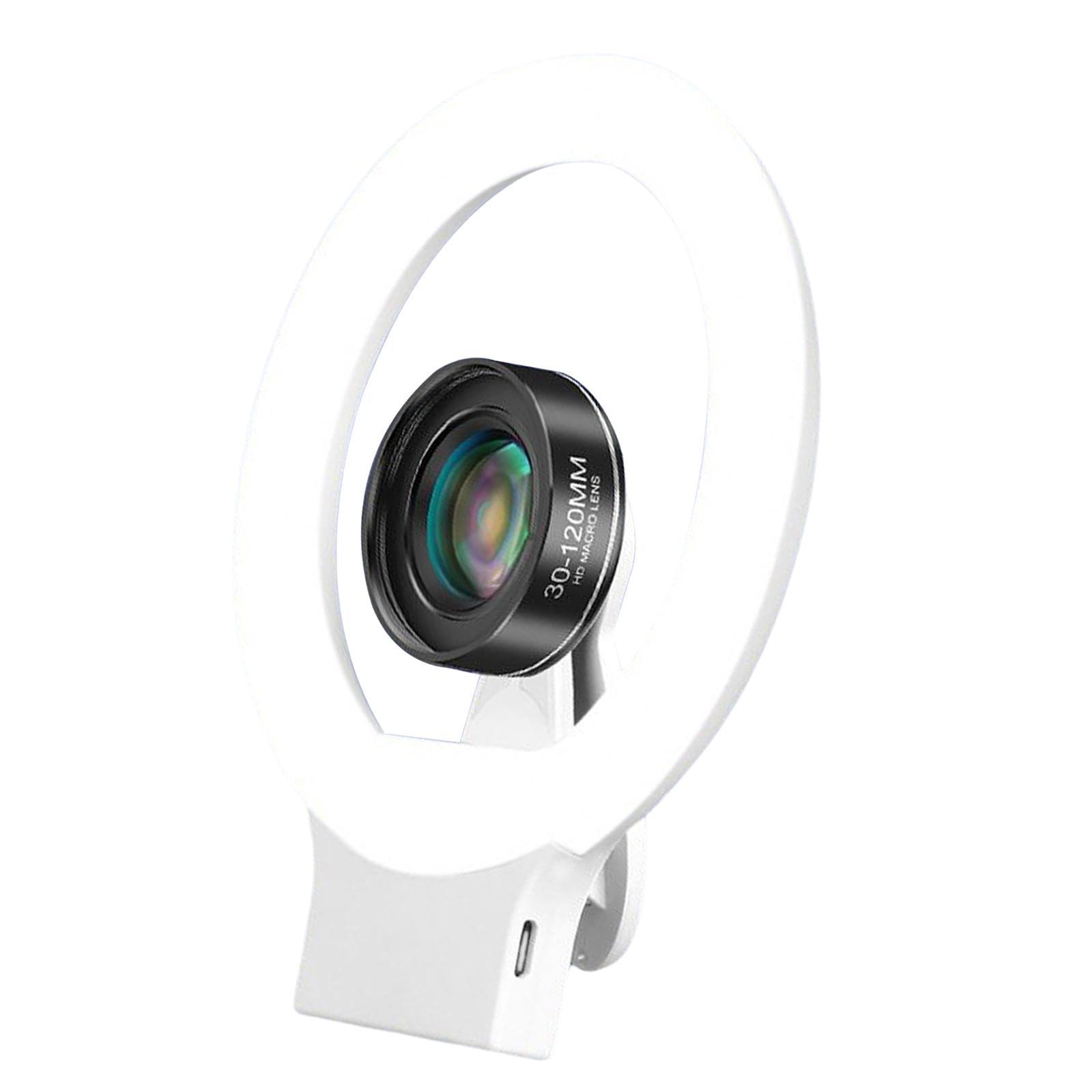 USB Charging Mobile Phone Fill Light Adjustable Brightness for Jewelry Vlog