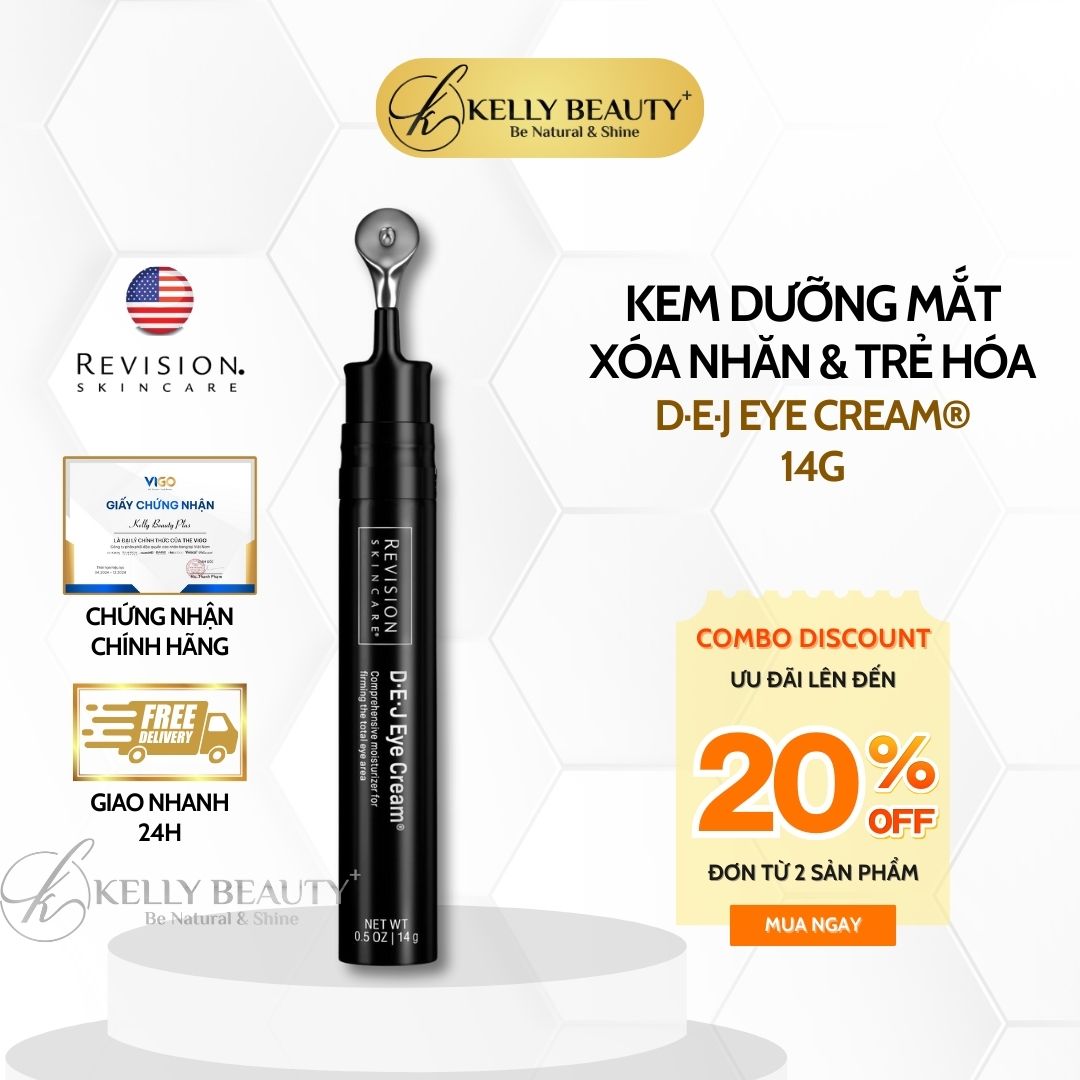 Kem Dưỡng Ẩm Xóa Nhăn và Làm Săn Chắc Vùng Mắt Revision D·E·J Eye Cream | Kelly Beauty