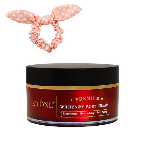 KEM DƯỠNG TRẮNG DA TOÀN THÂN SỮA TUYẾT PREMIUM WHITENING BODY CREAM KB ONE 200g - Tặng Kèm Cột Tóc Ngẫu Nhiên