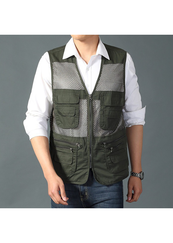 Áo Khoác gile Nam Phong Cách Lính ARMY 100% cotton