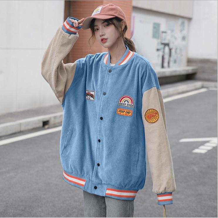 Áo local brand Bomber nhung cầu vồng End