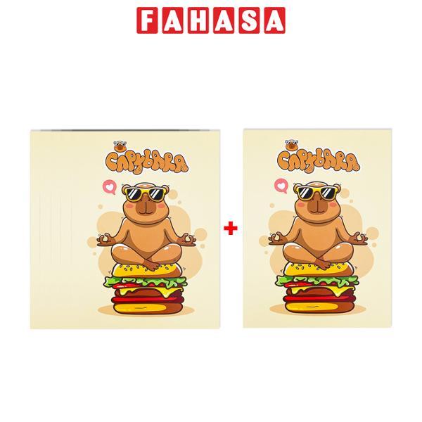 [MUA 5 TẶNG 1] Tập Học Sinh The Chill Capybara - 4 Ô Ly - 96 Trang 120gsm - The Sun - Mẫu 2