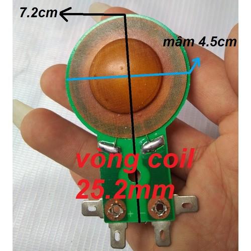 CÔN LOA TREBLE KÈN 25.2MM RẺ - GIÁ 2 CÁI - COIL LOA TREBLE - 2COIL 25.2 RE