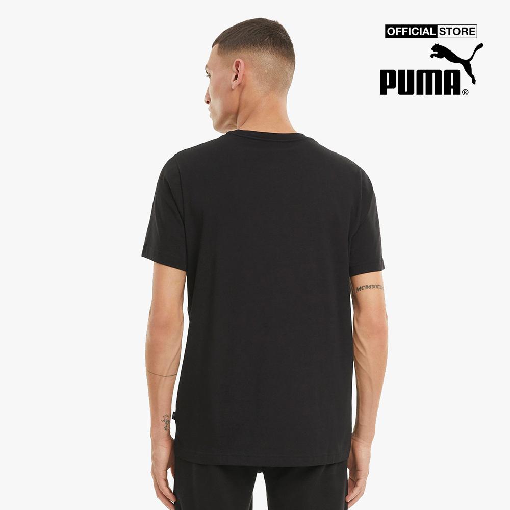 PUMA - Áo thun thể thao nam ngắn tay Essentials Small Logo Train 586668