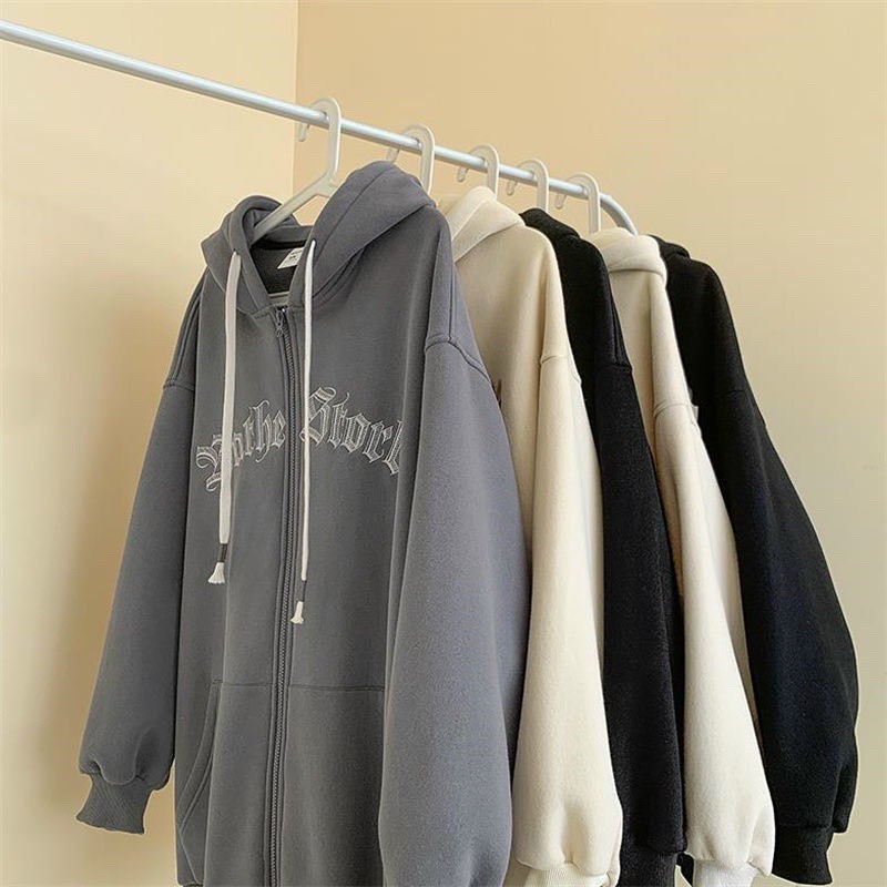 Áo Hoodie Áo Khoác Nỉ Hoodie Zip Hàng Quảng Châu Siêu Đẹp , Áo Khoác Nam Tay Dài Có Nón Thời Trang Hàn Quốc, Áo khoác hoodie zip nỉ thêu chữ TOMEIUHI