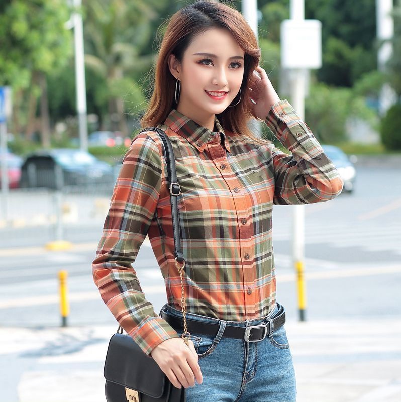 Áo sơ mi nữ công sở kẻ sọc, phong cách trẻ trung năng động Sm54