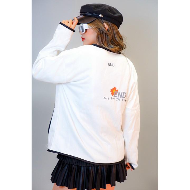 ÁO HOODIE - ÁO KHOÁC NỈ NGOẠI Cardigan Viền