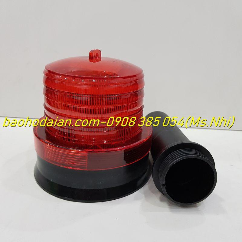 Đèn Chớp Cảnh Báo Giao Thông, Công Trình/ Đèn xoay cảnh báo sử dụng pin loại Đ-RKH-002